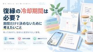 復縁の冷却期間は必要？期間だけで決めないために考えたいこと